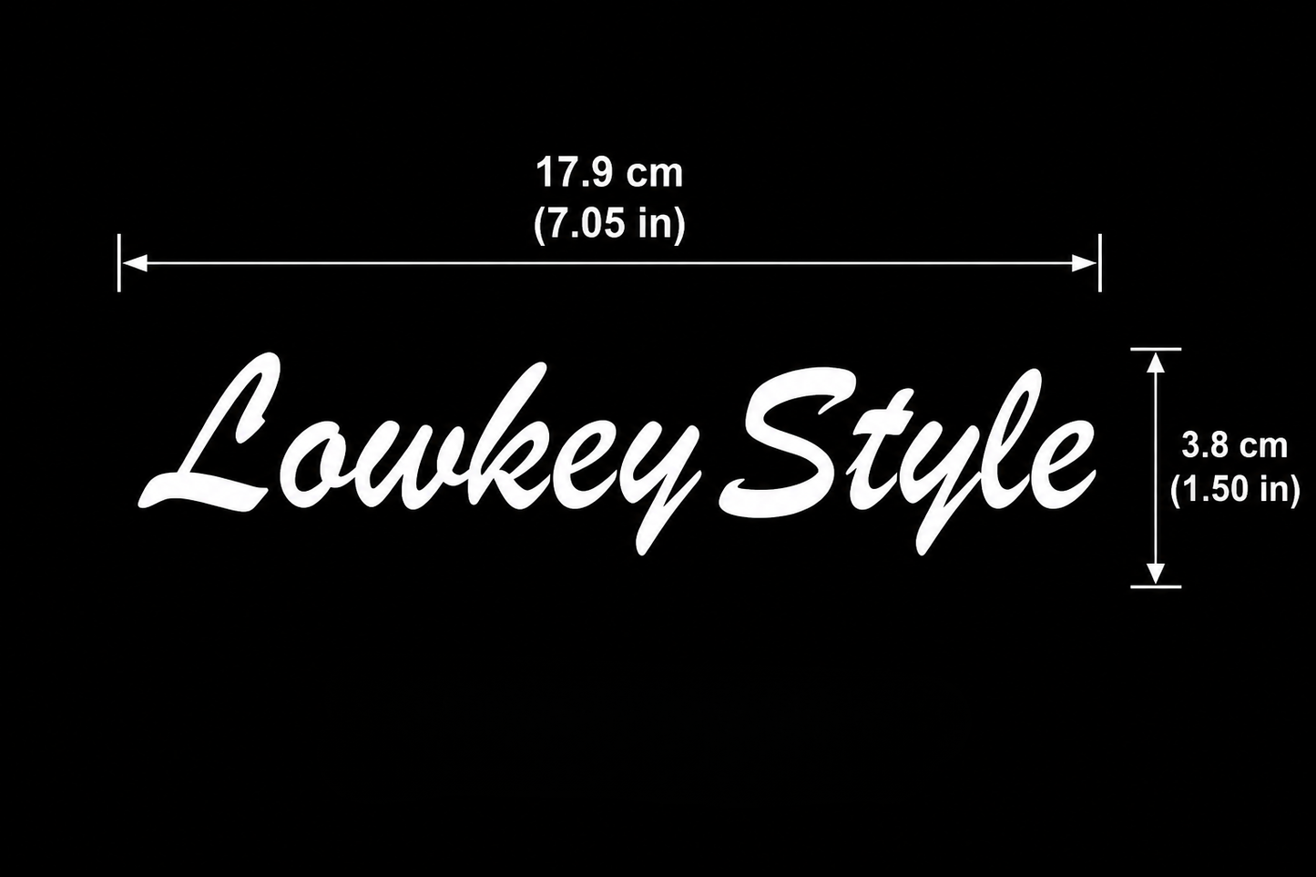 Lowkey Style Sticker