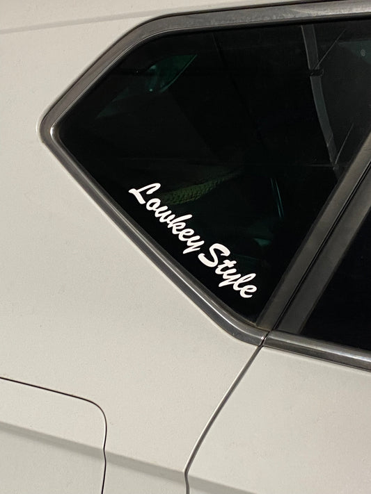 Lowkey Style Sticker
